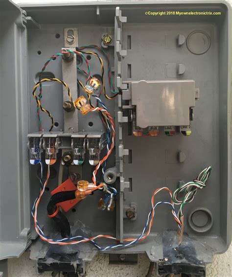 telephone cable junction box wiring|telephone junction box outside house.